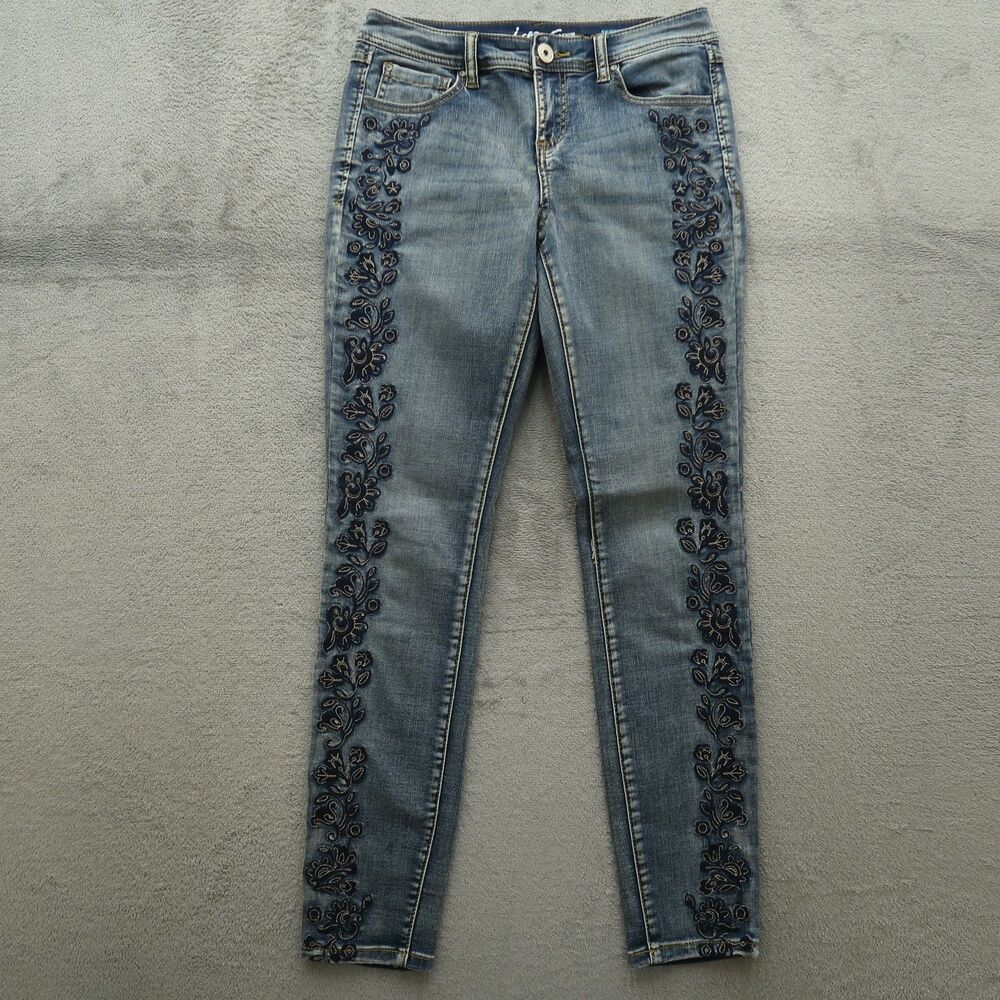 INC Jeans Women's Size 2R Mid-Rise Skinny Leg Denim 30.5" Inseam Stretch